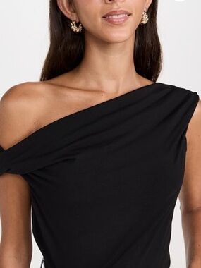 Reformation cello knit top off shoulder